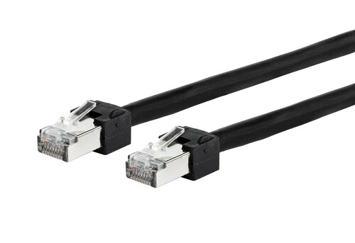 Metz Connect Patchkabel 6kV Flex500 Outdoor 5,0 m schwarz 13084F5000-E