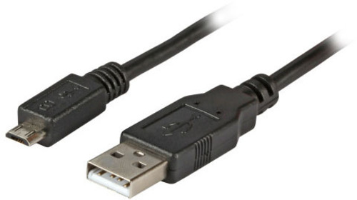 EFB-Elektronik USB2.0 Anschlusskabel 0,5m schwarz A-Micro-B K5228SW.0,5V2