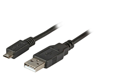 EFB-Elektronik USB2.0 Anschlusskabel 1,0m schwarz A-Micro-B K5228SW.1V2