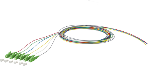 Metz Connect OpDAT Pigtail LC-APC 2m OS2 B2 6farbig 150Q1JA0020E6