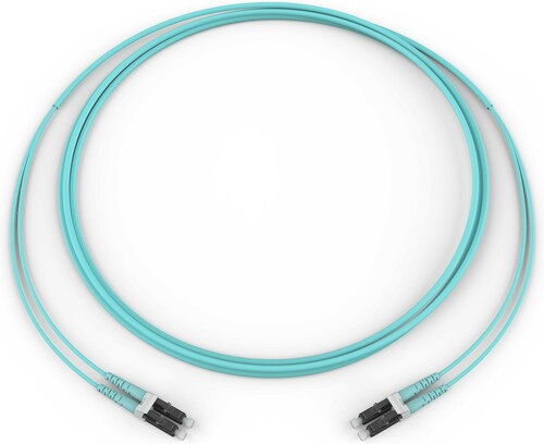 Corning LWL-Patchkabel LC/SC OM3 50/125,5m,türkis F055702T2Z20005M