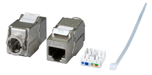 EFB-Elektronik RJ45 Buchse Cat6A Keystone 10GE Slimline E-200100