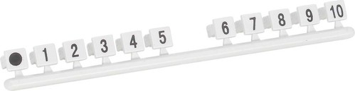 CobiNet Steckziffernsatz 1...10 Farbe:grau 102421