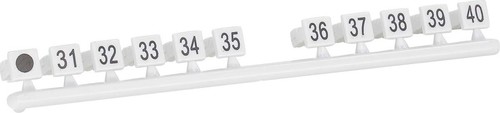 CobiNet Steckziffernsatz 31...40 Farbe:grau 102418