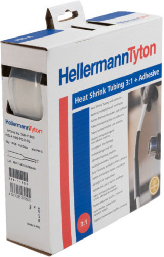HellermannTyton Schrumpfschlauch mit Innenkl.,5m HISA-6/2-POX-CL HellermannTyton Schrumpfschlauch mit Innenkl.,5m HISA-6/2-POX-CL