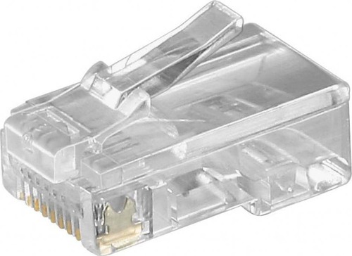 Goobay RJ45-Stecker Flachkabel St,8polig 50252