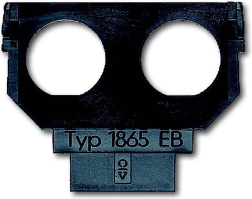 Busch-Jaeger Sockel für 1758... f. 2xTwinax-EB-Bu. 1865 EB