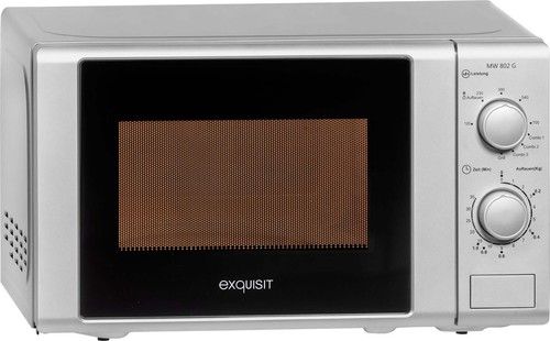 EXQUISIT Mikrowelle m.Grill 700/1000W,20L MW 802 G si