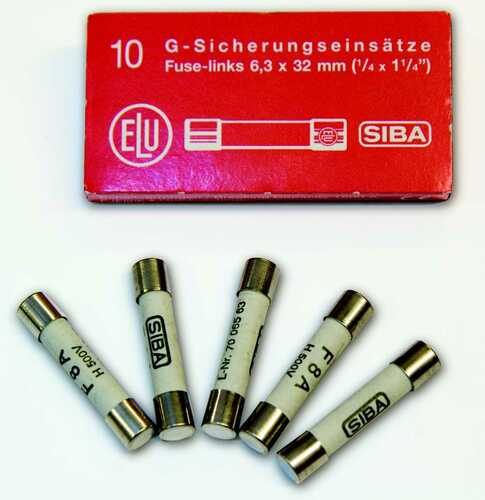 Siba Sicherung 6,3x32mm T 2,5A 500V 189140.2,5