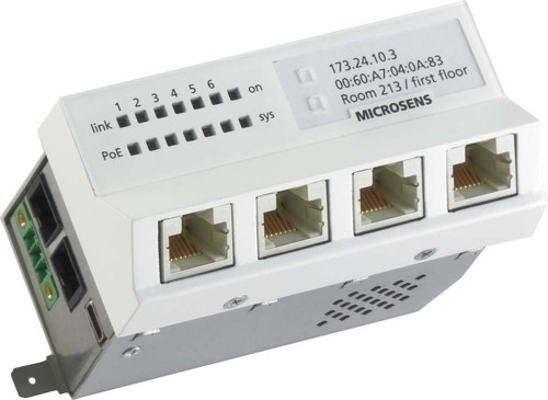 Microsens Installations-Switch Gigabit-Ethernet MS440201M-G6+