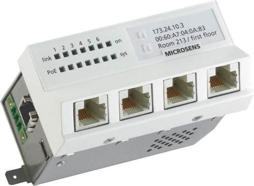 Microsens Installations-Switch Gigabit-Ethernet MS450186M-G6+
