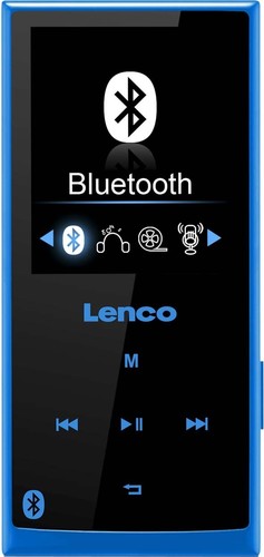 LENCO MP3-Player mit Bluetooth 8GB,blau XEMIO-760 BT BLUE
