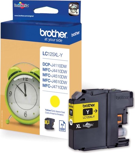 Brother Tintenpatrone XL yellow groß LC-125XLY