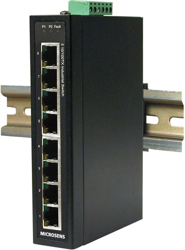 Microsens Industrie Fast Ethernet Switch 8x10/100TX MS657140X