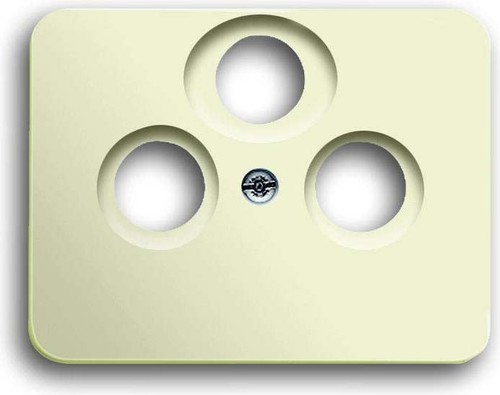 Busch-Jaeger Zentralscheibe weiß m.3Anschl.Rad.TV/SAT 1743-03-22G Busch-Jaeger Zentralscheibe weiß m.3Anschl.Rad.TV/SAT 1743-03-22G