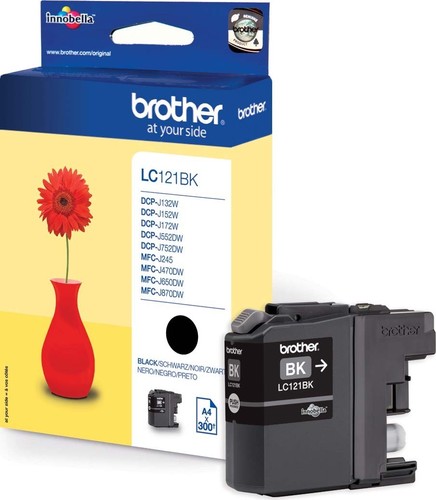 Brother Tintenpatrone schwarz LC-121BK Brother Tintenpatrone schwarz LC-121BK