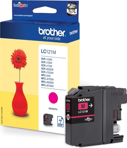 Brother Tintenpatrone magenta LC-121M