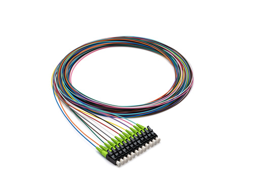 Corning LWL Pigtail Kit 12x1, 900µm, 2m bunt FK12000301V1Z09AA002