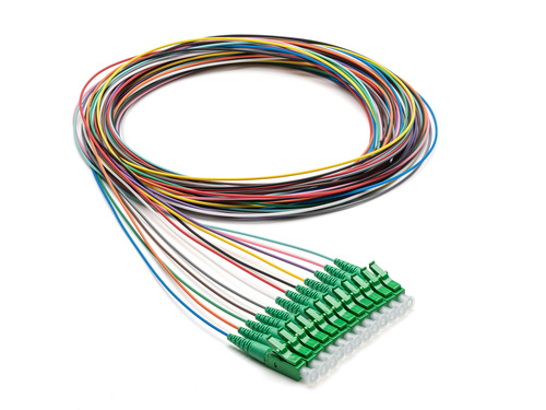 Corning LWL Pigtail Kit 12x1, 900µm, 2m bunt FK12002201J1Z09AA002