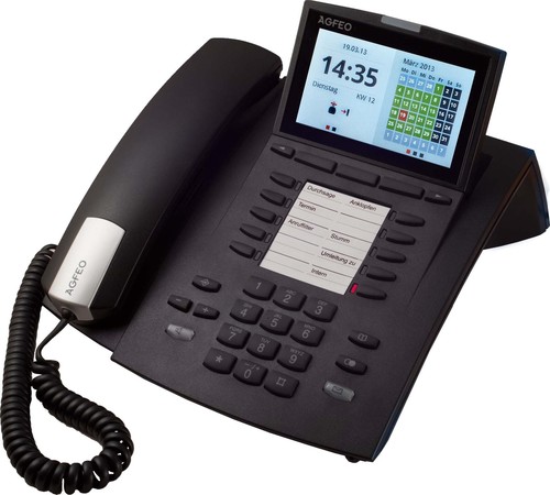 Agfeo Systemtelefon VoIP schwarz ST 45 IP sw