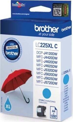 Brother Tintenpatrone cyan LC-225XLC Brother Tintenpatrone cyan LC-225XLC