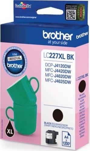 Brother Tintenpatrone schwarz LC-227XLBK