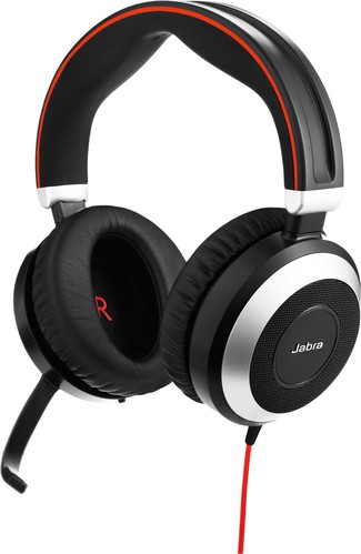 GN Audio Headset beidohrig schnurgebunden JabraEvolve80UCDuo