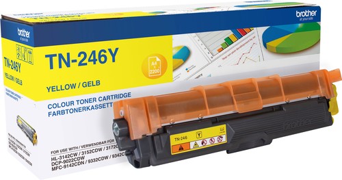 Brother Toner gelb TN-246Y Brother Toner gelb TN-246Y