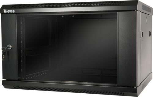 Televes 19" Netzwerkschrank 6HE 600x450mm dem. MSR196B