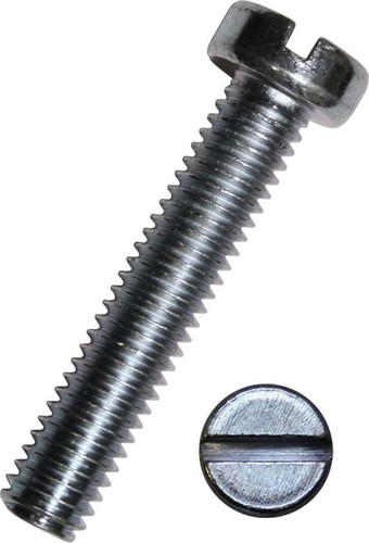 Dresselhaus Zylinderschrauben 4,8, mit Schlitz, zn 0400/001/51 3x35