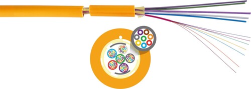 Televes Opt.Kabel 2 km LSFH Dca Dca(G657A2) OSK48-250/2000