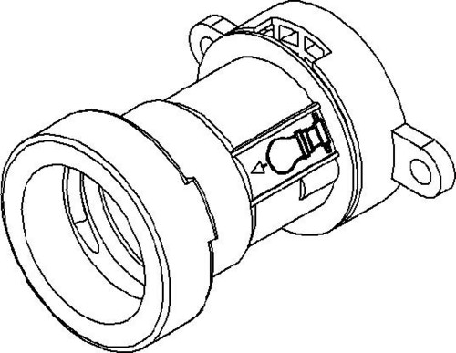 HKL Illu-Fassung E27 IP44 8221/13