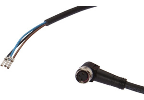 Ipf Electronic kabeldose 2m,3x0,34mm²,M8 abgewinkelt,PUR, 3ad VK200071