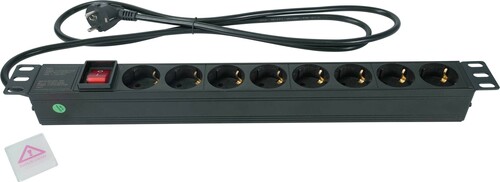 Televes 19" Steckdosenleiste 1HE, 8-f.16A USDL8 Televes 19" Steckdosenleiste 1HE, 8-f.16A USDL8