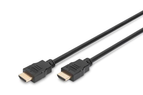 DIGITUS Anschlusskabel HDMI, 2m, gold, schwarz AK-330107-020-S