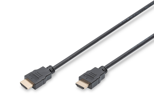 DIGITUS Anschlusskabel HDMI, 2m, gold, schwarz AK-330114-020-S