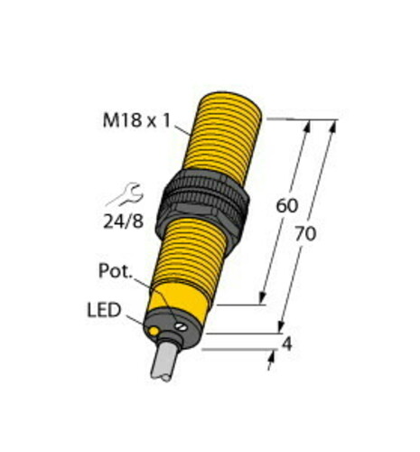 Turck Sensor kapazitiv BC5-S18-AP4X