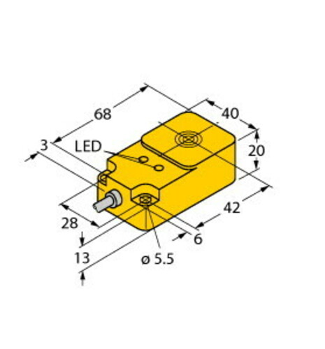 Turck Sensor induktiv BI15U-Q20-AP6X2