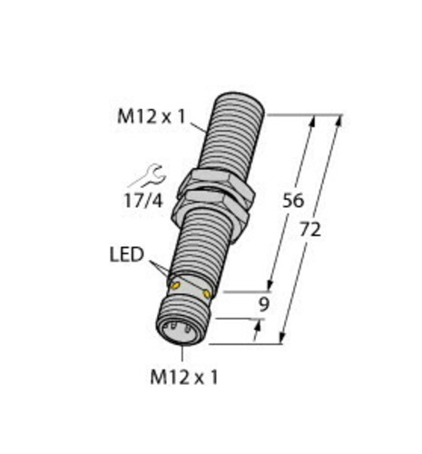 Turck Sensor induktiv BI3UM12EEAP6XH1141