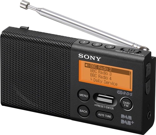 Sony Uhrenradio DAB,Pocket Size XDRP1DBPB.CE7