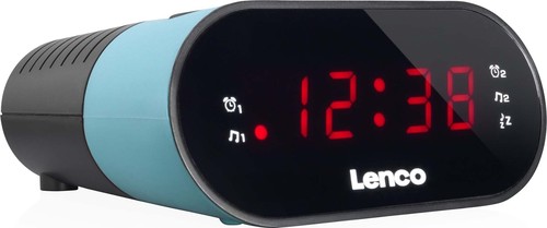 LENCO Uhrenradio analog CR-07 BLUE