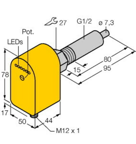 Turck Eintauchsensor FCS-G1/2A #6870364