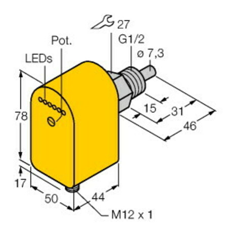 Turck Eintauchsensor FCSG1/2A4PAP8XH1141