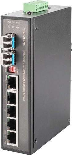 Microsens Industrie Gigabit Ethernet Switch 4x10/100/1000 MS657203X