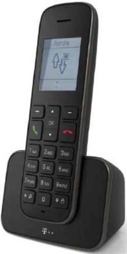 Telekom Deutschland DECT-Telefon schnurlos int.Anrufbeantworter Sinus A 207 sw