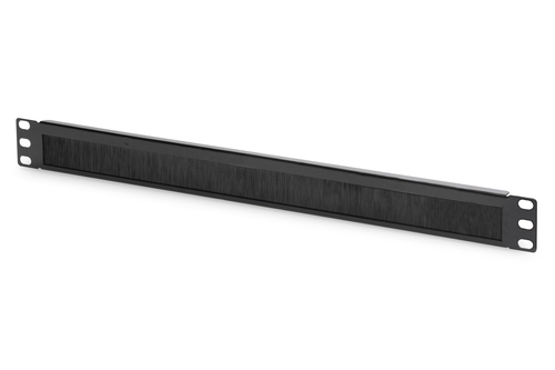 DIGITUS Kabelbürstenleiste 1HE, schwarz DN-97661