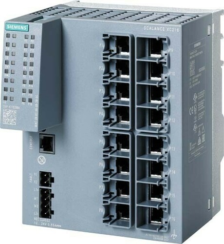 Siemens Dig.Industr. Scalance XC216 16X 10/100 Mbit/s 6GK5216-0BA00-2AC2 Siemens Dig.Industr. Scalance XC216 16X 10/100 Mbit/s 6GK5216-0BA00-2AC2