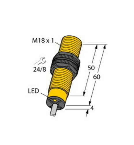 Turck Sensor induktiv NI12U-S18-AP6X
