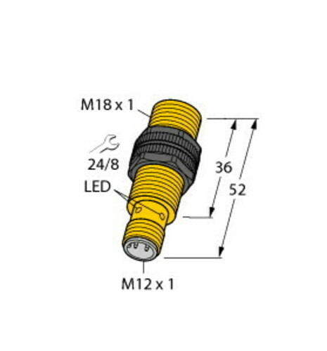Turck Sensor induktiv NI12U-S18-AP6X-H1141