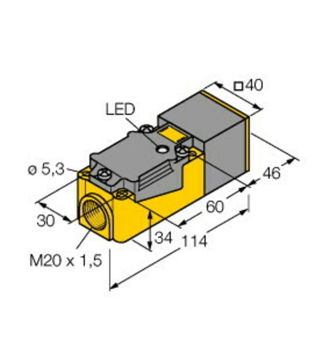 Turck Sensor induktiv Ni20-CP40-AD4X